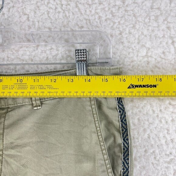 Anthropologie Tan‎ Chino Relaxed Straight Leg Pants Womens Casual Size 28 - Picture 6 of 16